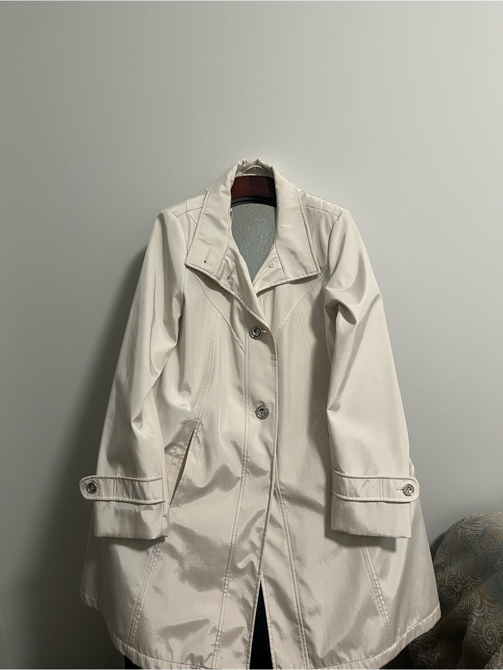 Novelti Sz 12 Women’s Cream Trench Coat Jacket. Like new - Picture 1 of 7